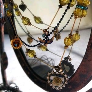 Betsy Johnson layered necklace